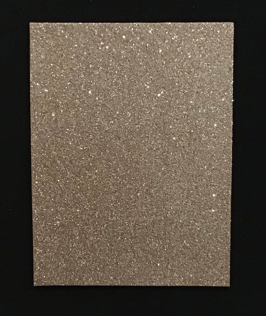 Craft Foam Glitter Soft Gold - Size Approx 29.5cm x 21cm - Thickness 2mm