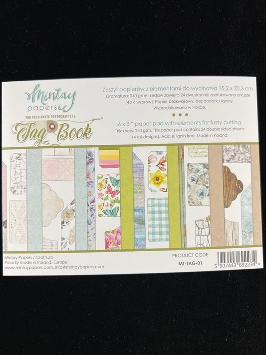 Tag Book - 24x Double sided sheets - 15.2x20.4cm