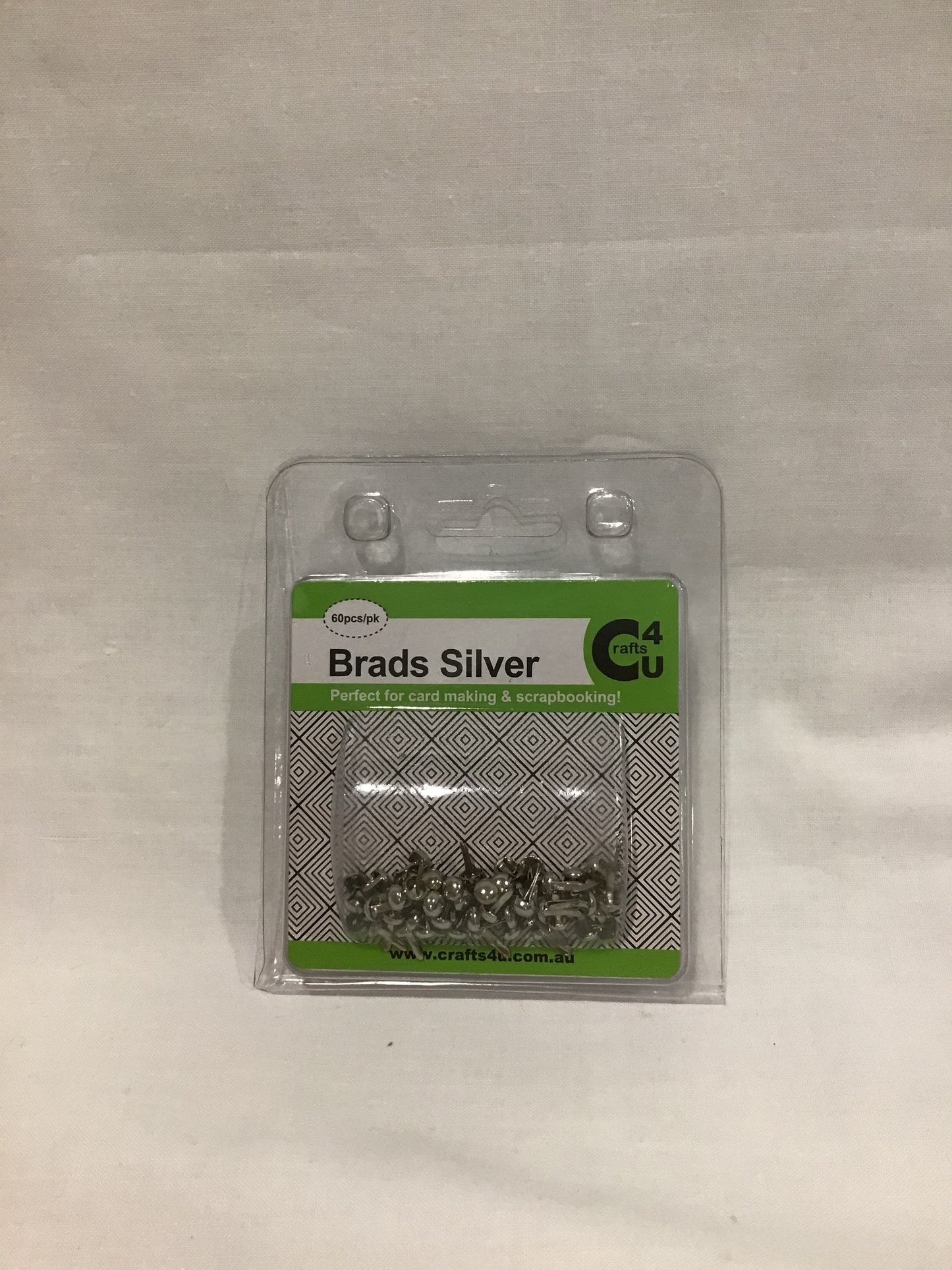 Brads Silver - 60pk