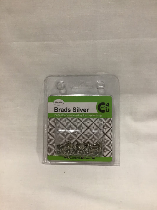 Brads Silver - 60pk