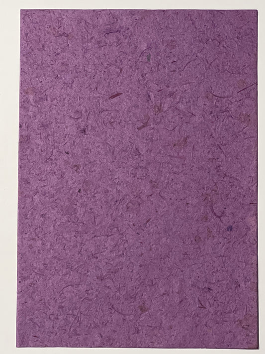 Handmade A4 Pineapple Paper - 3x Purple