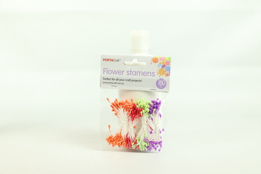 Porta Craft Flower Stamens Assorted Colours #2 - 160 pc