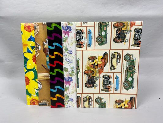 5 x Wrapping Paper 50cm x 70cm - Assorted Designs in picture - Pack #6