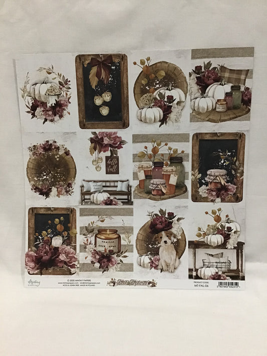 Fall Festival - 1x Double sided sheet - 30.5x30.5cm
