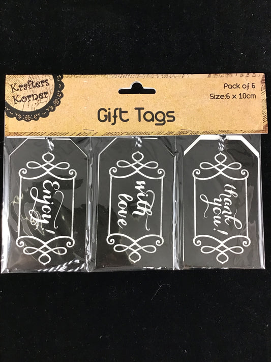 Gift Tags- Thank You- Pack of 6