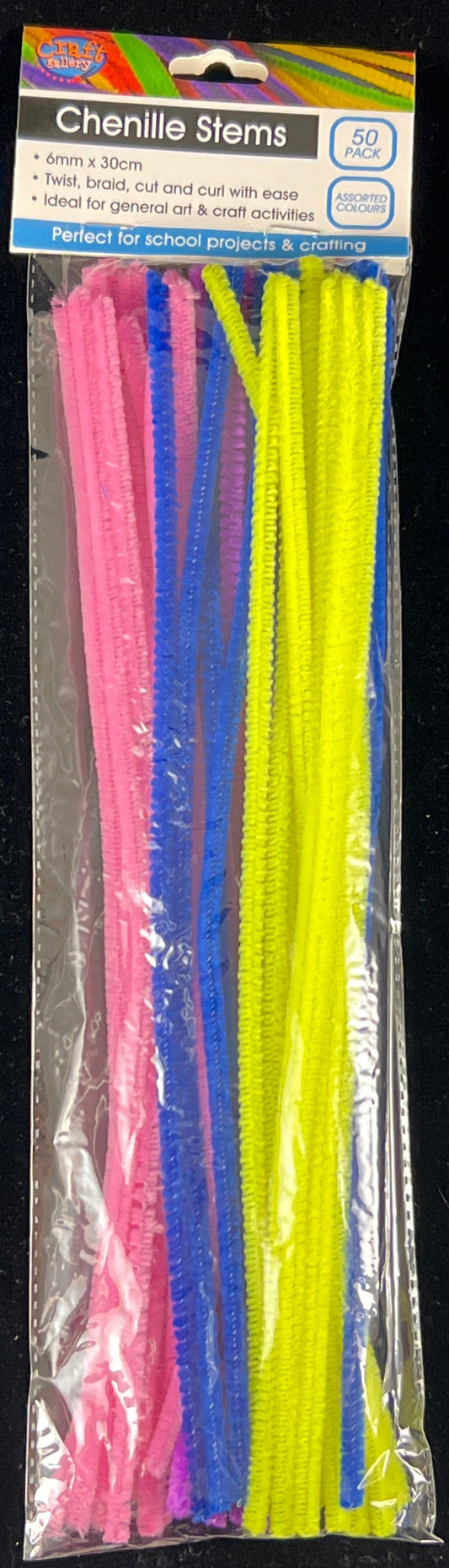 Pipe Cleaners - 4 Colour Mix #1 - Pack of 50