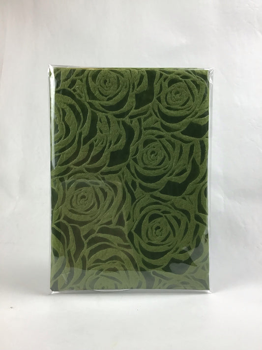 Non-woven Gift wrap - Moss Floral design - 80gsm - 70cm x 50cm - One Sheet
