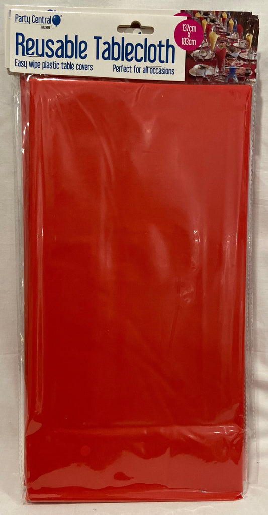 Reusable Tablecloth - Red - 137 x 183cm